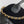 CC 25A Clutch With Chain 18cm Black Suede Calfskin