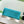 Chanel 25S Tote Bag 38cm in Turquoise Blue Canvas