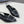 SL SQUARE BUCKLE SLINGBACK BLACK CALFSKIN