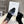 CELINE 25 Cowboy Boots Black Suede 434418
