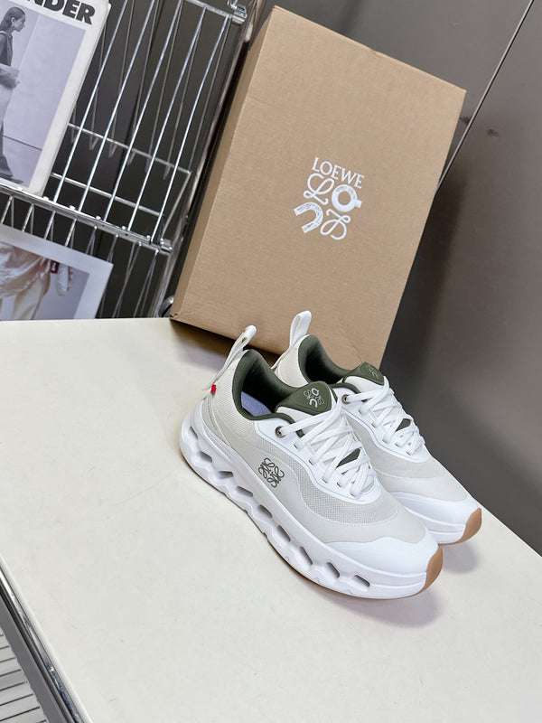 Loewe x On Cioudtilt White Green Sneaker Mesh Rubber