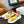 CHLOÉ NAMA WEDGE SANDALS IN BRIGHT YELLOW FABRIC AND WHITE RUBBER