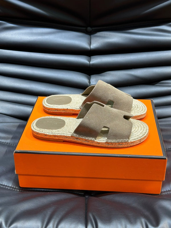 HM ANTIGUA ESPADRILLE SANDAL PEANUT SUEDE