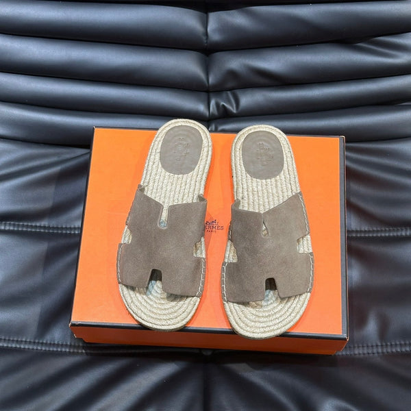 HM ANTIGUA ESPADRILLE SANDAL PEANUT SUEDE