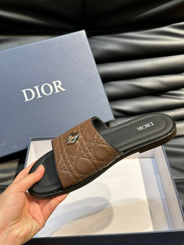 CD ALIAS SUMMER SLIPPER COPPER EMBOSSED CALFSKIN