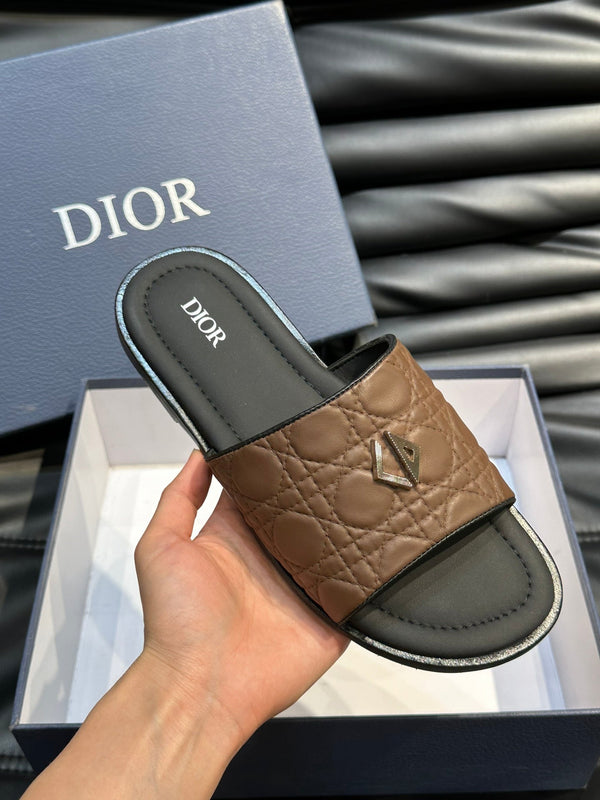 CD ALIAS SUMMER SLIPPER COPPER EMBOSSED CALFSKIN