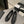 ballet flat black glitter sequins grosgrain