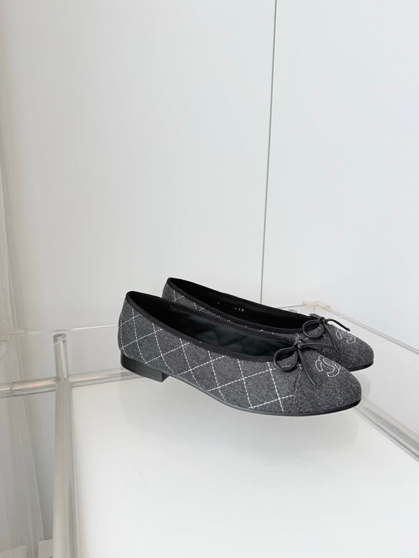 Chanel 2026 Ballerine Jean Bleu 697394