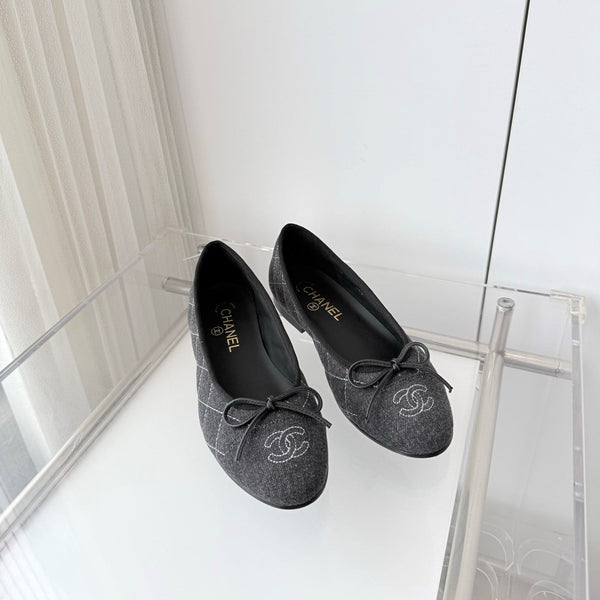 Chanel 2026 Ballerine Jean Bleu 697394