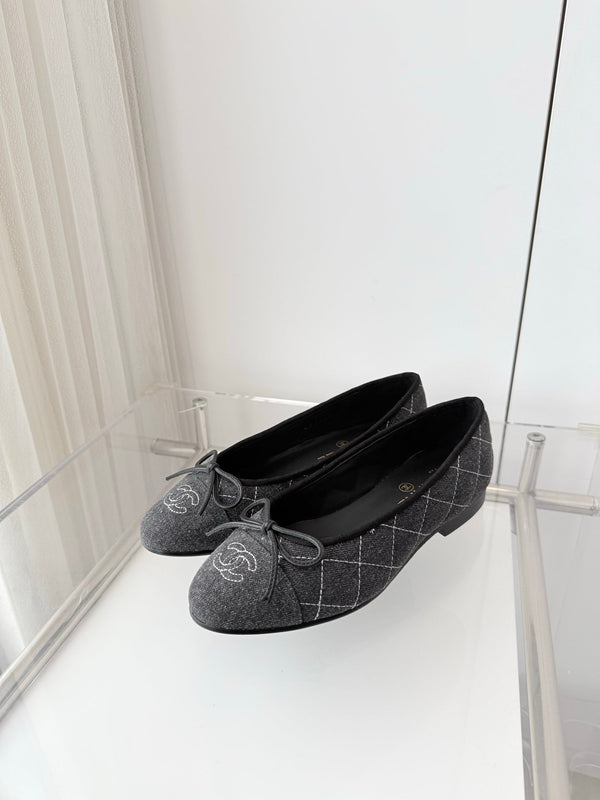 Chanel 2026 Ballerine Jean Bleu 697394