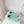Ballerines Chanel 2026 en agneau vert menthe et blanc 697402