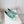 Ballerines Chanel 2026 en agneau vert menthe et blanc 697402