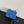 CC Flap Bag 17cm Cobalt Blue Sheepskin SHW 284814