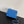 CC Flap Bag 17cm Cobalt Blue Sheepskin SHW 284814