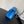 CC Flap Bag 17cm Cobalt Blue Sheepskin GHW 284816