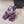 HIGH HEEL SLIDES IN PURPLE VELVET