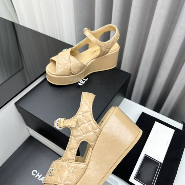 high heel sandals beige lambskin 95