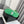 dad sandals green white mules