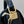CC24K Mini Borsa con patta e manico 16 cm Nero Caviar Light GHW