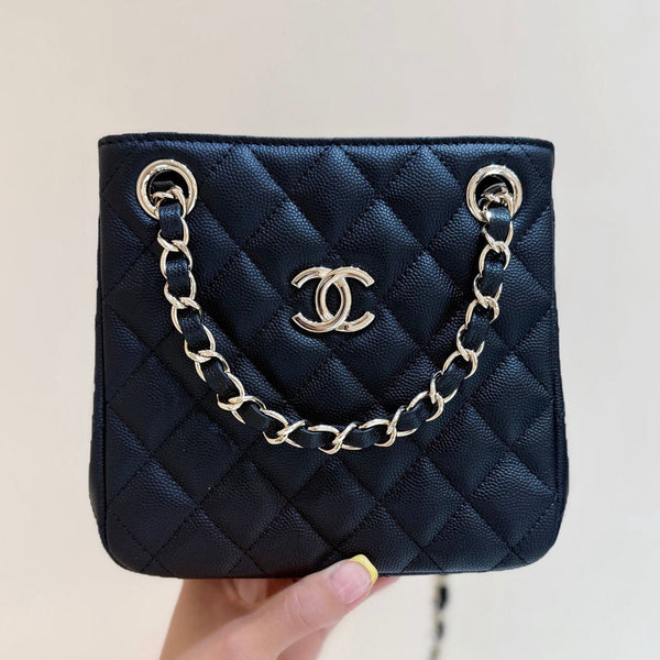 Sac Mini Cabas CC 2025 en Veau Noir 346305