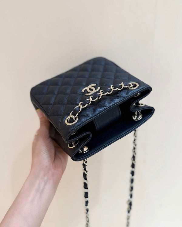 Sac Mini Cabas CC 2025 en Veau Noir 346305