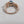 HM Pig Nose Black Pearl Rose Gold Ring