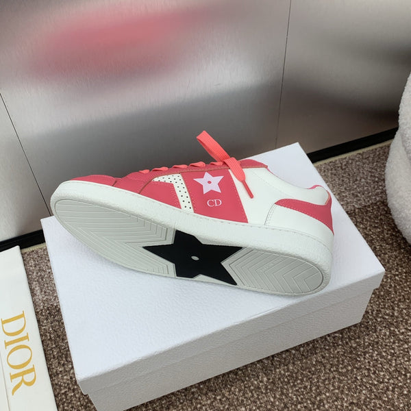 Sneaker CD Star in pelle di vitello rosa corallo