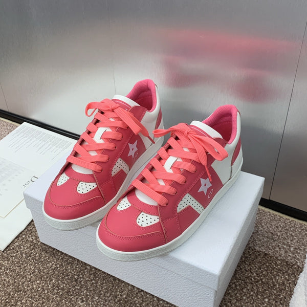 Sneaker CD Star in pelle di vitello rosa corallo