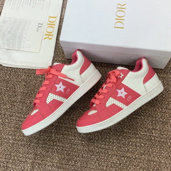 Sneaker CD Star in pelle di vitello rosa corallo