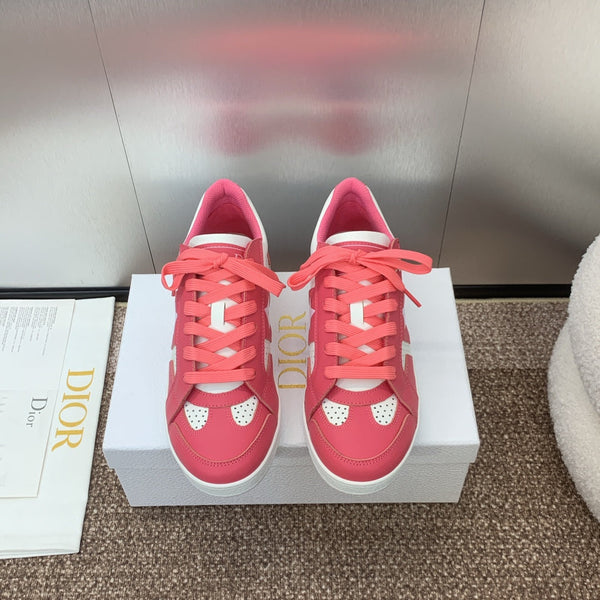 Sneaker CD Star in pelle di vitello rosa corallo