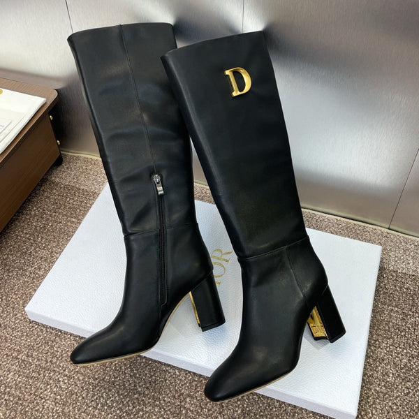 Dior 2025 D-Art Boot Black Calfskin 508533