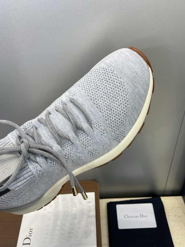 CD B80 Lounge Sneaker Gray Cannage Cashmere Wool 551443