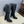 YSL 2025 High-Heeled Pointed-Toe Knee-High Rider Boot Black Calfskin 574018
