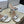 CD 26s Heeled Sandal 10cm White Beige Leather Fabric 633071