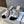CD Sandales à Talon 26S 10cm Cuir Tissu Noir Beige 633072