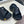 CC Platform Round Toe Open Toe Sandals Black Rubber 830394