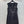LV 25 Logo Jacquard Sleeveless Denim Straight Dress Black Cotton