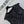 LV 25 Logo Jacquard Sleeveless Denim Straight Dress Black Cotton