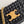 CL Triomphe 20cm Black Raffia Gold Hardware