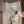 Jeans strappati stampati con doppia C CC in cotone blu chiaro retrò