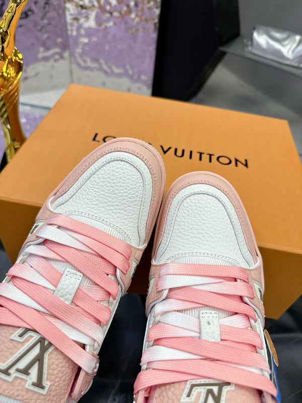 LV Trainer Sneaker Pink Cowhide