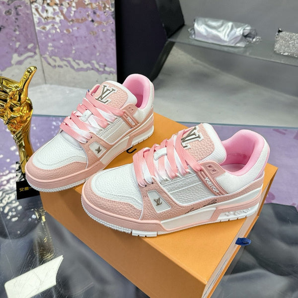 LV Trainer Sneaker Pink Cowhide