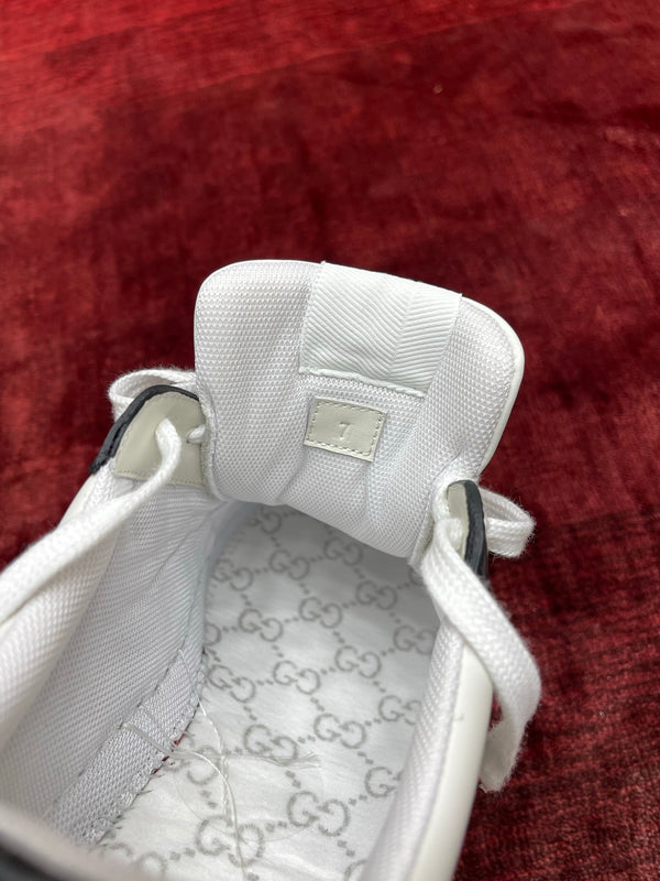 GG Chunky Trainers Black White Leather 543413