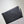 CLUTCH 36 IN BLACK QUILTED CALFSKIN GOLD BUCKLE