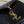 CASSANDRA CHAIN BAG 22 IN BLACK CROCODILE PATTERN CALFSKIN GOLD HARDWARE