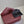 LOULOU SMALL 24 EN CUIR D'AGNEAU ROUGE BOURGOGNE MÉTAL DORÉ