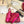 ROCKSTUD SLINGBACK IN BRIGHT PINK CALFSKIN 50MM