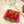 FUSSFRIEND CHERRY RED SILK VELVET SLIDE SANDALS