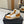 MID-TOP SNEAKERS IN WHITE PERFORATED LAMBSKIN AND BRONZE ORANGE SUEDE