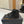 MID-TOP SNEAKERS IN BLACK PERFORATED LAMBSKIN